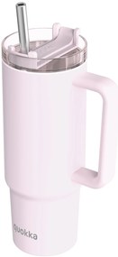 Nerezový termohrnček so slamkou Stream Light Pink 950 ml
