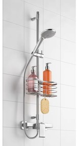 Závesná polička na sprchu Metaltex Viva