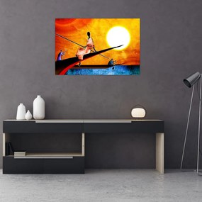 Obraz dobovej starovekej maľby (90x60 cm)