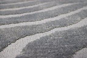 Koberec WAVE 170x240cm sivý