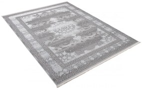 Kusový koberec Svaga sivo biely 160x229cm