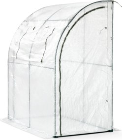 Ochranný stan na rastliny, určený na umiestnenie k stene