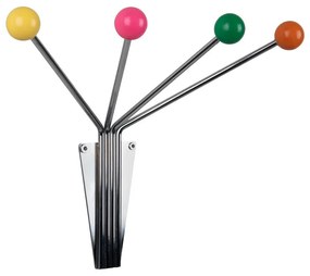 Kovový nástenný vešiak v striebornej farbe Neptune – PT LIVING