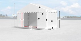 Bestent Skladová hala/ garáž 3x2x2m Comfort PE 240g