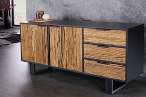 Dizajnová komoda Shark 150 cm mango / teak