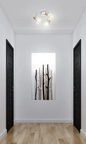 Candellux Biele stropné špirálové svietidlo Puerto pre žiarovku 3x E14 98-62697