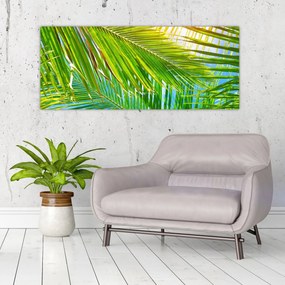 Obraz - Palmové listy (120x50 cm)