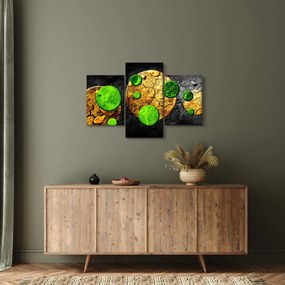 Obraz abstrakcie - Guľa (90x60 cm)
