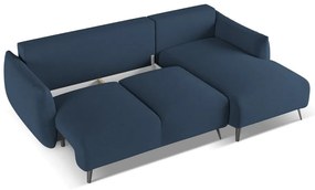 Modrá rohová pohovka (pravý roh) Malie – Makamii