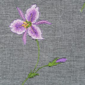 ZÁCLONA NA PÁSKE INESA 350X160 CM KVETY