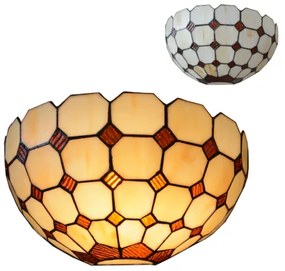 Tiffany nástenná lampa vitráž Prezent 102 vzor 8