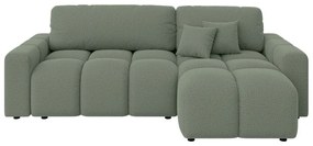 Svetlozelená rozkladacia rohová pohovka (variabilná) Luki – Ropez