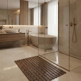 Kúpeľňová predložka hnedá