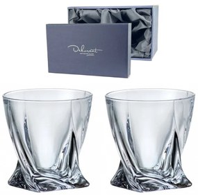 Crystalite Bohemia poháre na whisky Quadro 340 ml 2KS