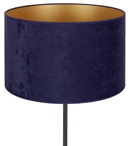 Duolla - Stolná lampa ROLLER 1xE14/15W/230V pr. 20 cm modrá/zlatá