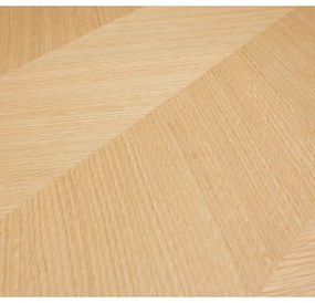 Jedálenský stôl v dekore duba v prírodnej farbe 80x160 cm Herringbone – Hübsch