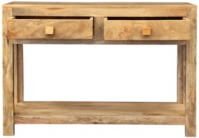 furniture-nabytek.cz - Konzolový stolík so šuplíkmi 110x76x35 z dreva mango