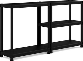 KIS-KETER Tribac 009980BK01 Regál s 5 policami, šírka 90 cm