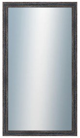 DANTIK - Zrkadlo v rámu, rozmer s rámom 50x90 cm z lišty LYON čierna (2705)
