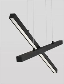 LED luster X-Line 100 čierne