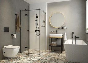 Deante Blur, záchodová WC misa s funkciou bidetu 525x372x349 mm, biela lesklá-čierna matná, DEA-CDZ_6WNW