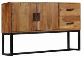 vidaXL Komoda z masívneho akáciového dreva 115x30x70 cm hnedá-