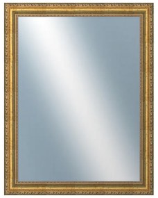 DANTIK - Zrkadlo v rámu, rozmer s rámom 70x90 cm z lišty KLASIK zlatá (2824)