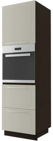 Kuchynská skrinka D14RU/2M - 356 Quantum vanilla mat/lava