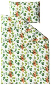 Bavlnené obliečky do postieľky LENOCHOD biele