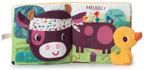 Lilliputiens - textilná knižka - Káčer Gaspard na farme