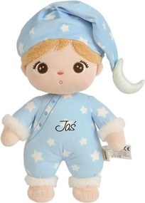 Bábika v pyžamku s mesiačikom – nežný kamarát na dobrú noc