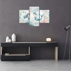 Obraz - Morské panny (90x60 cm)