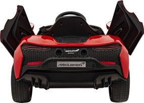 Ramiz McLaren Artur batéria pre deti Červená + pohon 4x4 + diaľkové ovládanie + pomalý štart + EVA + LED Audio