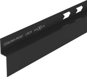Mexen Line-B lišta 130 cm, čierna matná, 187003130U