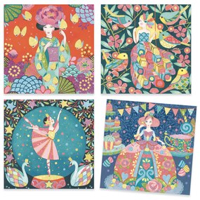 Výtvarná hra s trblietkami - sen o kráse