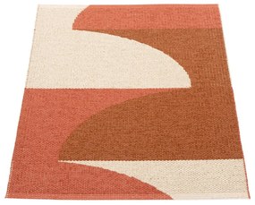 Vnútorný a vonkajší koberec v tehlovej farbe 70x90 cm Hill Brick Rust – Pappelina