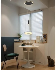 Wofi 6054-302 - LED Stmievateľný luster na lanku JESSE LED/15,5W/230V čierna