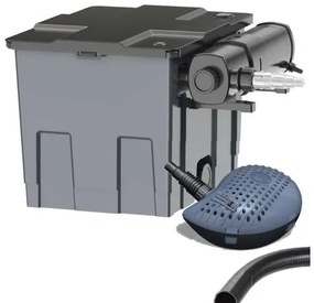 Prietokový filtračný set Heissner s čerpadlom 3300 l/h, UV 18W, do 16 m³ FPU16000-00