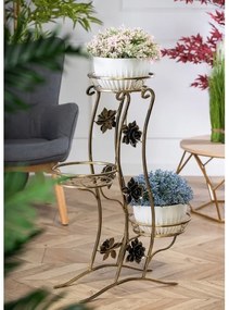 Stojan na kvety 100x70 cm zlatá