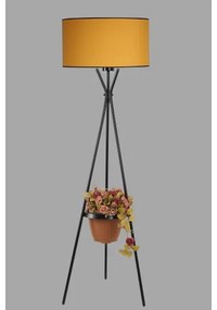 Stojacia lampa VENEDIK 1xE27/60W/230V oranžová/čierna