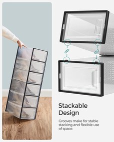 Úložné boxy 18 ks SONGMICS LSP007B18