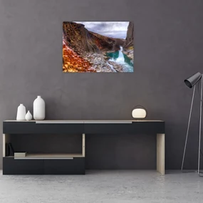 Obraz - kaňon Studlagil (70x50 cm)