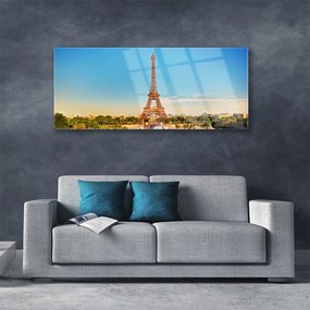 Obraz plexi Eiffelová veža paríž 125x50 cm