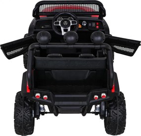 Ramiz Mercedes Benz Unimog pre deti Off-road Červená + pohon 4x4 + diaľkové ovládanie