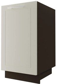 Kuchynská skrinka D1D/45 Quantum vanilla mat/lava