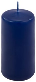 Modrá parafínová sviečka 10 cm, 20 h horenia, sada 8 ks