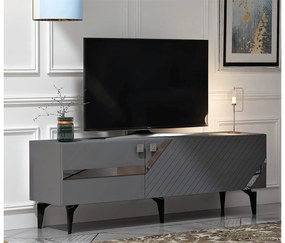 TV stolík/skrinka Tabivo (antracit + strieborná) . Vlastná spoľahlivá doprava až k Vám domov. 1095313
