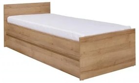 Jednolôžková posteľ 80 cm Cortez C 08 (dub riviera) ( s roštom). Akcia -14%. Vlastná spoľahlivá doprava až k Vám domov. 1004890