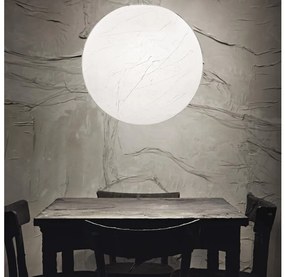 Ideal Lux - Luster na lanku CARTA 1xE27/25W/230V pr. 50 cm biela