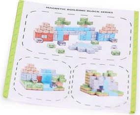 MULTISTORE Magnetická stavebnica pre deti 119 kusov kociek